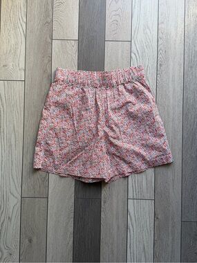 J. Crew LIBERTY Pink Multi Floral Elastic-Waist Women's Shorts NWT size XS